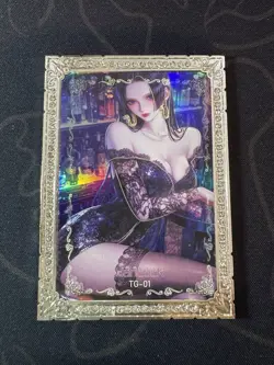 Goddess Hancock Diamond Card Metal Dream Waifu Doujin Case Prize One Piece - Image 1