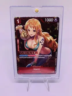 Winner Nami One Piece Card - ST01-007 - English TCG - Winner Pack Promo - Image 1