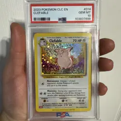 PSA 10 Gem Mint Clefable 014 CLC English TCG Classic Holo Pokemon Card - Image 1