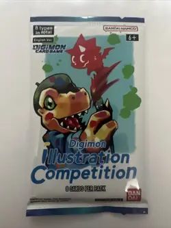 Digimon Illustration Competition - Digimon TCG - 8 Cards Per Pack - Image 1