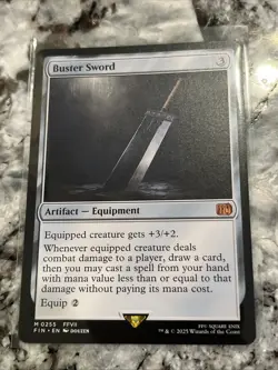 Buster Sword Regular 0255 Magic The Gathering Final Fantasy - Image 1