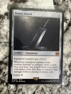 Buster Sword Regular 0255 Magic The Gathering Final Fantasy - Image 2