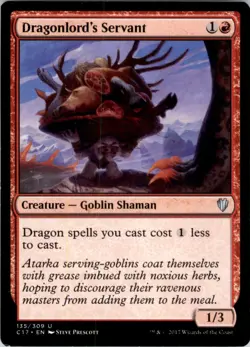 Dragonlord's Servant Commander 2017 (C17), Uncommon, English - Image 1