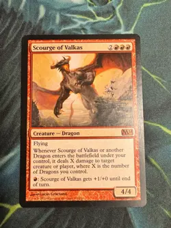 1x Scourge of Valkas - MTG Magic 2014 - Light Play, English - Image 1