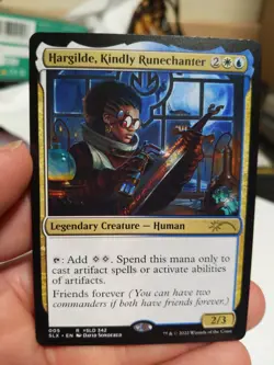 1x Hargilde, Kindly Runechanter Stranger Things MTG Magic the Gathering NM - Image 1