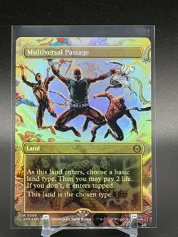 Multiversal Passage 0206 Foil Borderless Marvels Spider-Man - Image 1