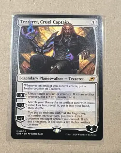 1x MTG Tezzeret, Cruel Captain - Edge of Eternities (EOE) #2 - Magic - Image 1