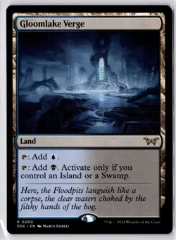 Gloomlake Verge Duskmourn: House of Horror Regular NM R 0260 - Image 1