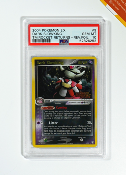 Pokemon PSA 10 Dark Slowking #9 Rev Foil EX Team Rocket Returns 2004 English - Image 1