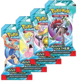 10 Sealed Journey Together Sleeved Blister Packs Pokemon TCG - Image 1