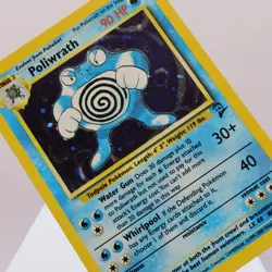Pokemon TCG - Poliwrath 15/130 Base Set 2 Holo Rare WOTC - NM - Image 1