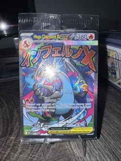 Pokemon TCG Phantasmal Flames Mega Charizard X Ex UPC Sealed Promo Clean! - Image 1