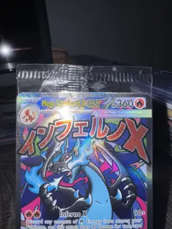 Pokemon TCG Phantasmal Flames Mega Charizard X Ex UPC Sealed Promo Clean! - Image 2