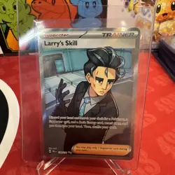 Pokemon TCG Prismatic Evolutions Full Art Larry's Skill 139/131 Near Mint - Image 1