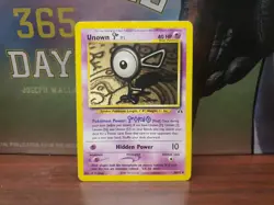 Pokemon Unown [F] #48/75 Neo Discovery Unlimited Uncommon - Image 1