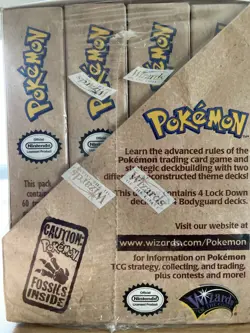 Pokemon Fossil Preconstructed Theme Deck Case Box (8 Factory Sealed Decks) - Image 2