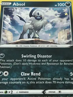 Pokemon Absol 097/189 Astral Radiance Cosmos Holo Galaxy Foil Blister Promo NM - Image 4
