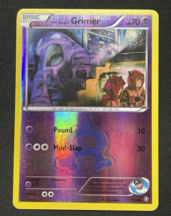 Pokemon Team Aqua's Grimer 7/34 Double Crisis Reverse Holo, Kawayoo, 2015 - Image 1