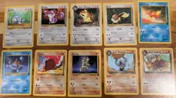 Vintage Pokemon Team Rocket Lot (10 Cards) - WOTC 2000 - Dark Evolutions &... - Image 1