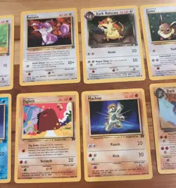 Vintage Pokemon Team Rocket Lot (10 Cards) - WOTC 2000 - Dark Evolutions &... - Image 3