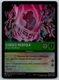 Cursed Merfolk - Ursula's Handiwork Promo Disney Lorcana Promo Cards 7 NM - Image 1