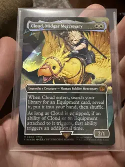 Cloud, Midgar Mercenary (Borderless) (Chocobo Track Foil) Final Fantasy Foil - Image 1