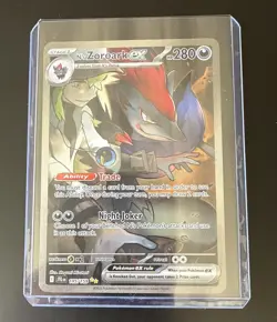 Pokemon N's Zoroark EX Journey Together SIR 185/159 - Image 1