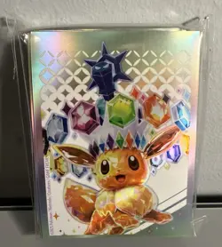 Prismatic Evolutions Deck Sleeves - Eevee - Pokemon[New, 65 Sleeves per Pack] - Image 1