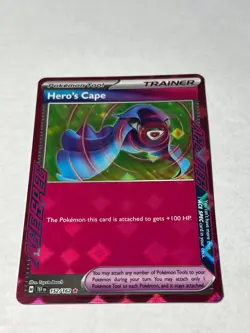 Pokemon TCG Hero's Cape 152/162 Temporal Forces Holo Ace SPEC Rare NM - Image 1