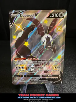 Dubwool V SV120/SV122, Shining Fates, Pokemon, NM - Image 1