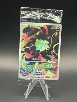 Pokemon TCG Bulbasaur 133/132 Illustration Rare Mega Evolutions Stamped Promo NM - Image 1