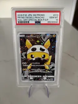 Pokemon Team Skull Pikachu #13/Sm-p Japanese Promo PSA 10 - Image 1