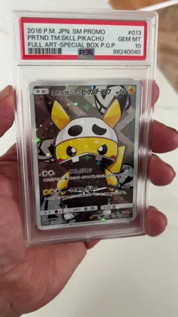 Pokemon Team Skull Pikachu #13/Sm-p Japanese Promo PSA 10 - Image 2