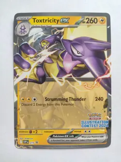 Toxtricity ex SVP 215 EN Promo Karte Illustration Contest 2024 Pokemon Day 2025 - Image 1