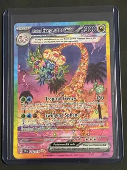 2024 Pokemon EN Surging Sparks Alolan Exeggutor ex SIR #242 - Image 1