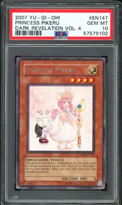 PSA 10 - 2007 YU-GI-OH! PRINCESS PIKERU DR04-EN147 DARK REVELATION VOL 4 - Image 1