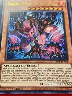 Snake-Eyes Diabellstar + Flamberge + Ash + Oak + Birch + Poplar | YuGiOh! - Image 4