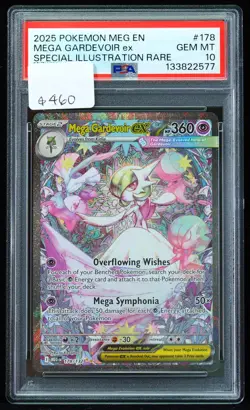 2025 Mega Gardevoir ex #178 Special Illustration Rare PSA 10 Pokemon Card - Image 1