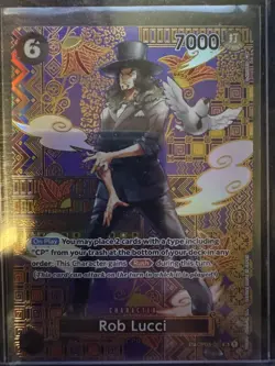 OP03-092 Rob Lucci SR SP Alt Art One Piece TCG English Card - Image 1