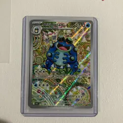 Pokemon TCG SV Black Bolt English Seismitoad #105/086 Illustration Rare Card - Image 1
