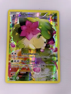 Pokemon TCG Shaymin XY115 Holofoil Black Star Promo 2016 Full Art English Card - Image 1