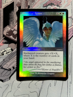 (Foil) (Promo) Empyrial Armor | Near Mint | 2001 Vintage | Arena League MTG Card - Image 2