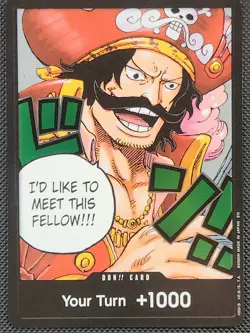 4x One Piece Don!! Card Gol.D.Roger OP-13 Carrying On His Will EN X4 Playset - Image 2