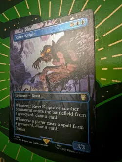 MTG River Kelpie (Borderless) Commander: the Lord of the Rings Foil NM - Image 2