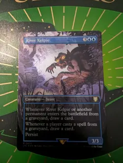 MTG River Kelpie (Borderless) Commander: the Lord of the Rings Foil NM - Image 3