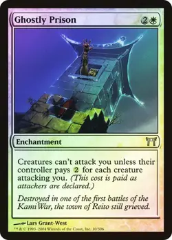 Champions of Kamigawa MTG Foil Ghostly Prison Magic - Image 1