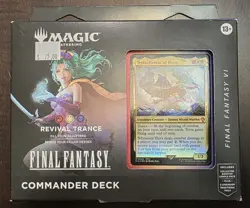 MTG Final Fantasy Commander Deck Revival Trance, Sealed Box Slight Shelf Scuffs - Image 1