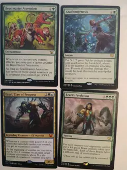 MTG Commander 2015 Lot - Ezuri Claw of Progress, Ezuri’s Predation,... - Image 1