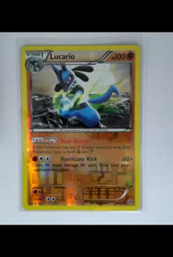 Lucario Holo Rare Plasma Storm 78/135 NM Pokemon TCG - Image 1