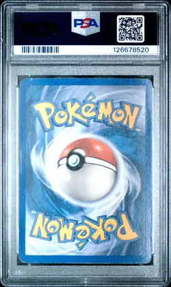 2007 POKEMON EX POWER KEEPERS GOLD STAR #102 VAPOREON-HOLO PSA 1 - Image 2